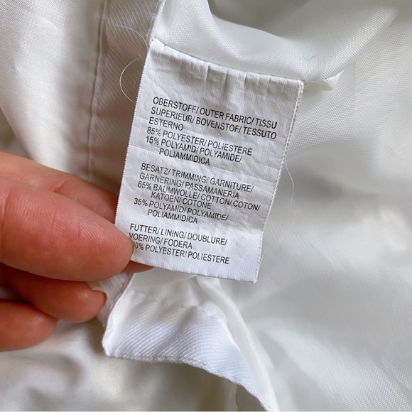 🐚 SEMPRE CASUAL WHITE IVORY EVERYDAY JACKET! - Picture 14 of 16